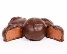 Load image into Gallery viewer, A close-up shot of our famous dark chocolate german chocolate creams