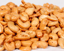 Load image into Gallery viewer, A close-up shot of our roasted cashews, roasted fresh daily